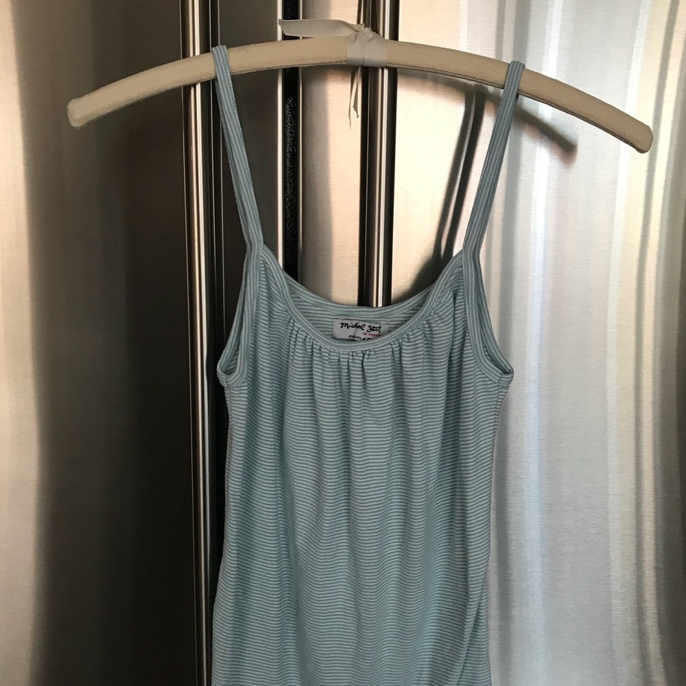 Set of 2 striped Michael Stars tank tops